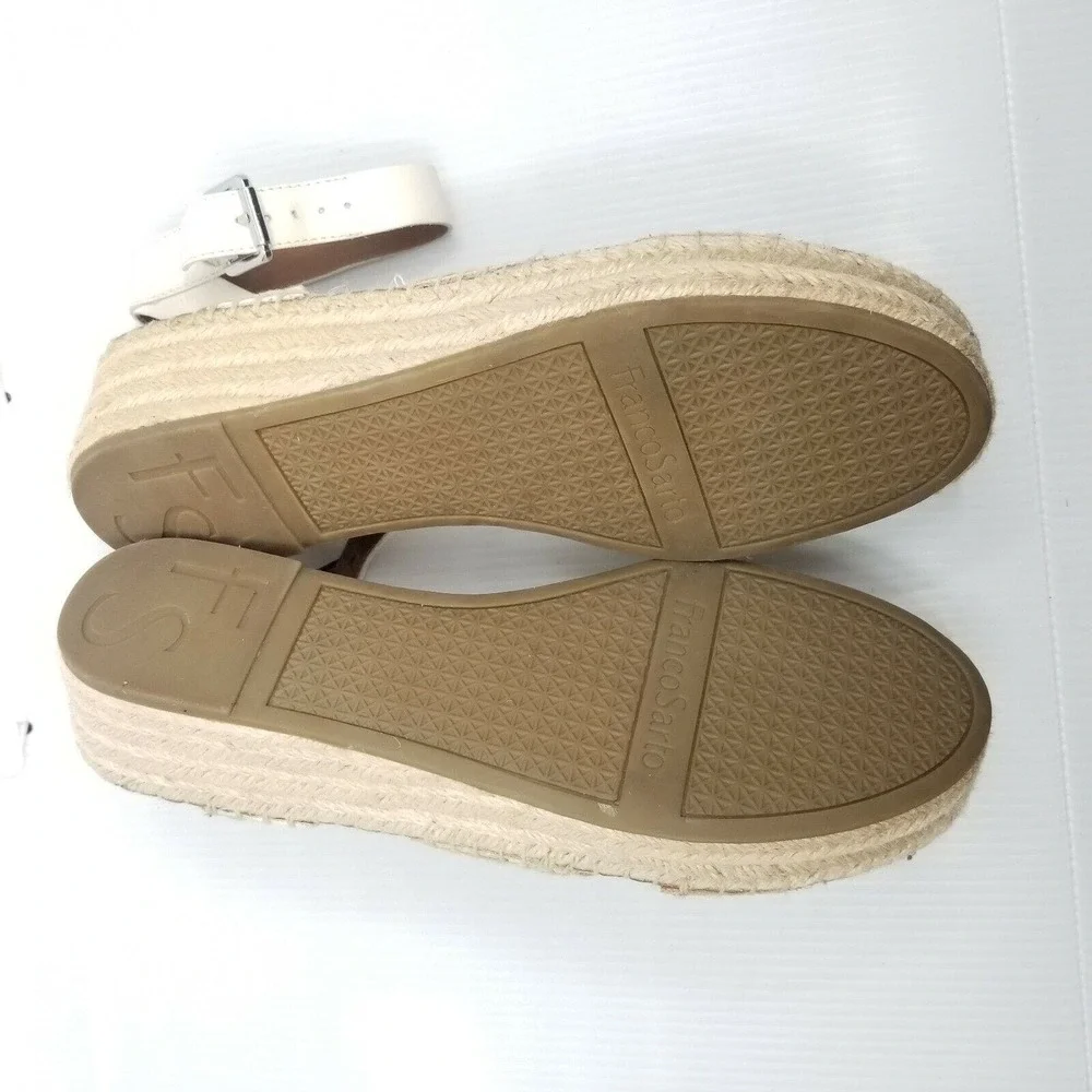 Franco Sarto Pellia 2 Espadrille Snake Print‎ Wedge Sandal NWOT Size 9.5